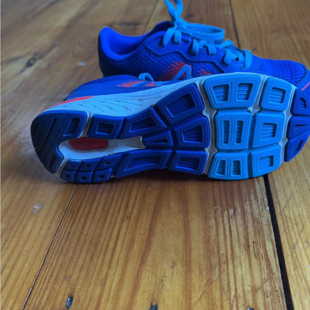 New Balance Kids' Blue and Red Sneakers